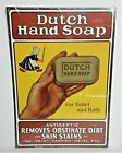 Dutch Hand Soap For Toilet And Bath 17  X12  Reproduction Vintage Tin Metal Sign