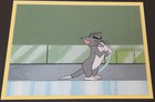 1960s Mgm Chuck Jones Tom   Jerry Production Animation Cel Of Tom Framed On Obg