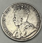 1919 - Canada - Silver 50 Cent Coin - Canadian Half Dollar G082