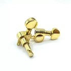 Grover Electric Guitar Locking Tuners 6 In-line-gold Color  Right Hand