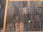 Letterpress Wood Type  20 Line  3-1 3   Gothic Bold  100 Pcs Mw64