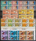 Kuwait 1965  1967  1968 And 1969 National Day Sets In Superb Mnh Blocks Of Four