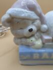 Vintage Enesco Baby Bear Night Light   Duckie   Blocks Sleeping   Darling
