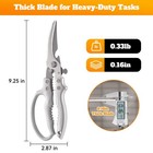 Heavy Duty Kitchen Scissors  Poultry Shears For Meat  Chicken  Bone  Turkey     