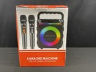 Karaoke Machine Arc I With 2 Wireless Microphones Portable Bluetooth New Open