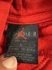 Jordan Hoodie Boys 12-13 Years Red Pullover Fleece Sweatshirt Jumpman Logo