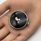 Vintage Compact With Inner Mirror Silhouette Armand Zanzibar 1 5  For Display