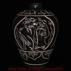 11 2  Old Chinese Zhou Kiln Porcelain Character Story Plum Vase Bottle