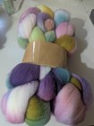 4 Ozs Targhee Fiber Art Braid For Spinning felting Free Usa Ship Baby Soft