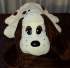 Vtg Pound Puppies 1985 Tonka Off White Puppy Brown Spots Floppy Ears Plush 15 