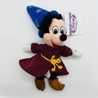Disney Store Bean Bag Plush Fantasia Sorcerer Mickey Mouse