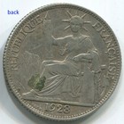 French Indochina 1928  20 Cents Km 17 1  Key Date  Scarce Silver Coin  C004