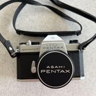 Asahi Pentax Spotmatic Spf 35mm Slr Camera With Case  Used  Good Condition 0621