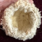 Antique Rare Fine Lambswool Wig Size 7    For Bisque Fashion Poupee Doll  3575