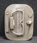 Wa07101 Vintage 1974 Alice In Wonderland  hooka Smoking Caterpillar  Belt Buckle