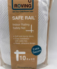 Roving Cove Pearl White Safe Rail Indoor Railing Safety Net  10ft X 3ft