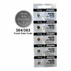20 X Fresh Energizer Watch Silver Oxide Batteries 364 363 Sr621sw Battery New