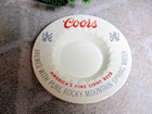 Coors Beer Ceramic Porcelain Ashtray 6 