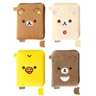 Korilakkuma Mini Pouch Plush Coin Purse Card Holder Small Zipper Bag
