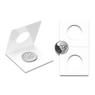 Coins Under 34mm  opening 35 0mm 1 4 In  White Coin Flips Fits 2x2 Inch Grids