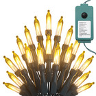 Plug In 100 Led String Lights Outdoor Use Weatherproof 8 Mode Party Fairy Light