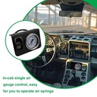 In Cab Single Air Gauge Control Kit With Paddle Switch For Air Suspension Kit