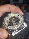 Invicta Objet D art Auto Idyll Skeleton Dial Stainless Steel Bracelet Watch