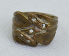 Very Stunning Ancient Bronze Ring Rare Antique  Amazing Artifact Authentic
