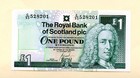 Royal Bank Of Scotland 100 X   1 Notes 2001 Uncirculated   Consecutive Numbers