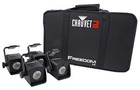 Chauvet Dj Freedom H1 X4  4  Wireless Rgbaw uv Wash Lights bag charger remote
