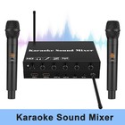 Hdmi Karaoke Sound Mixer Bluetooth 5 0 Uhf Wireless Dual Microphone 4k Hdmi Audi