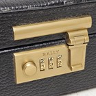 Vintage Bally Black Leather Briefcase