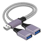 Cable Divisor Usb De 1 Entrada Y Salida 2025  Extensor De Puerto Usb Doble  