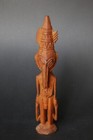 Papua New Guinea Sepik River  Hand Carved Wooden Ancestral Figure 27 5cm Tall