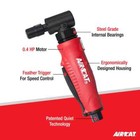 Aircat 6255 Composite Right Angle Pneumatic Die Grinder 20 000 Rpm