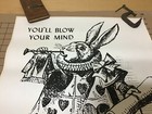 Original Poster - 1960 s Bellows Falls  Vt - White Rabbit Alice In Wonderland