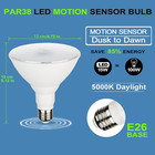 Radar Motion Sensor Outdoor Flood Light Bulbs  Dusk To Dawn Led Security Light E