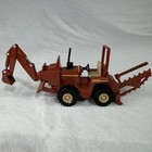 Ertl 1 43  Ditch Witch Model 4010 Four Wheel Drive Trencher With Backhoe   Read