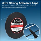 Mmobiel Double Sided Adhesive Tape 1mm 50m Roll  164ft  Black 1 Mm  