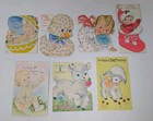 Huge Lot 70  Vintage Used Greeting Cards 1950s 60s 70s Ephemera Mixed Holiday