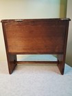 Vtg Wooden Wall Mount Shelf Paper Towel Holder Kitchen Lucite Baskets