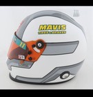 Denny Hamlin Signed Mavis New Helmet W  Pristine Authentic Coa