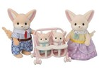 Calico Critters Fennec Fox Family Set Of 4 With Clothing Poseable New Sealed