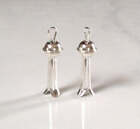 Navajo Handmade Sterling Silver Squash Blossoms 7mm Lot Of 2 Perfect4earrings