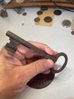 Large Antique 18th Century French Iron Steel Skeleton Key      Rare