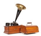 Exceptional 1910 Edison Standard Phonograph W extras   2   4 Minute   See Video