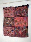 Amazing Vintage Panama Kuna Mola Sewn Needlework Applique 6 Panel Item1178