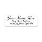 60 Return Address Labels Personalized Printed 3 4 X 2 1 4 Script