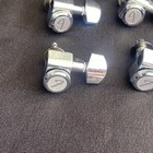Fender Strat tele Inline F Logo Polished Chrome Locking Tuners 1997