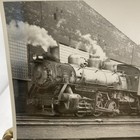 Vintage Steam Locomotive 1181 Baltimore Railroad Photo 4x5 B w Gelatin Orig